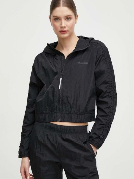 Rövid kabát Calvin Klein Performance fekete