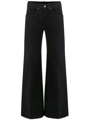 Zvonové džíny Victoria Beckham černé