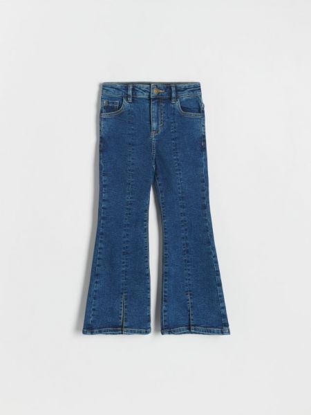 Bootcut džínsy s vysokým pásom Reserved