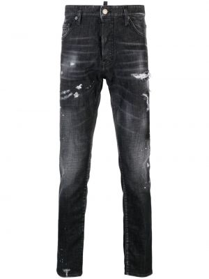 Skinny džíny Dsquared2 černé