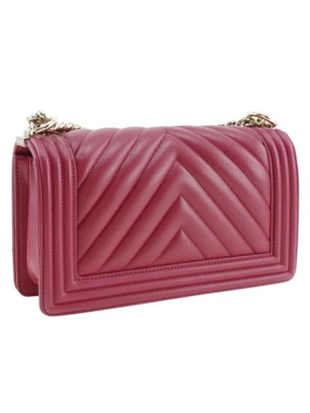 Bolso cruzado de cuero Chanel Vintage rosa