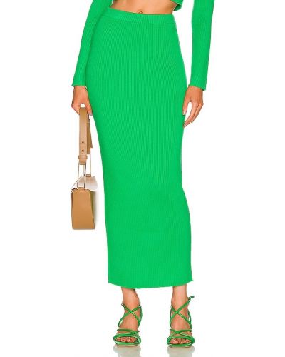 Maxi sukně Afrm, zelená