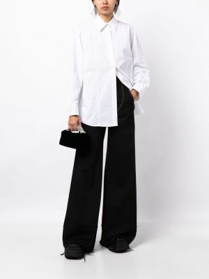 Chemise en coton avec manches longues Alexander Wang blanc