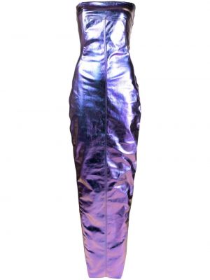 Dlouhé šaty Rick Owens fialové