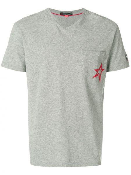 Camiseta con bolsillos de estrellas Perfect Moment gris