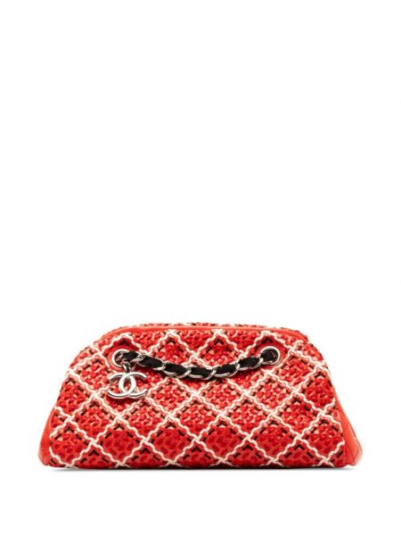 Geanta mini Chanel Pre-owned roșu