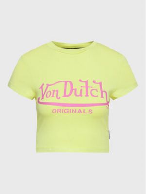 Priliehavé tričko Von Dutch zelená