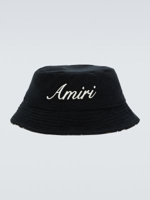 Двустранна копринена шапка Amiri