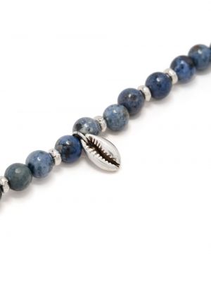 Bracelet avec perles Marant bleu