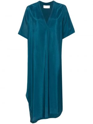 Sukienka asymetryczna Christian Wijnants niebieska