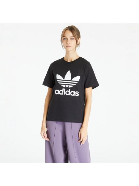 Τοπ με κοντό μανίκι Adidas Originals μαύρο