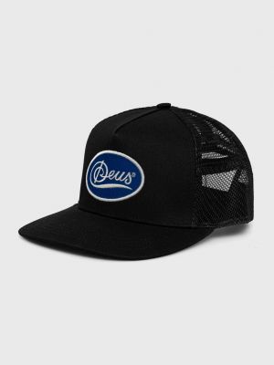 Czarna czapka z daszkiem Deus Ex Machina