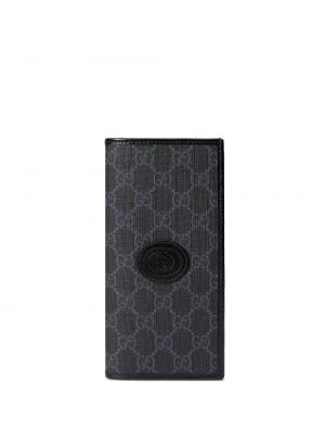 Δερμάτινος πορτοφόλι με σχέδιο Gucci