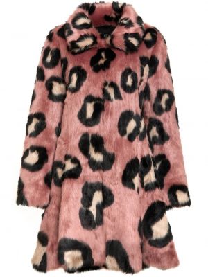 Geacă cu blană cu model leopard Unreal Fur
