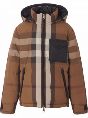 Nylon dobbeltsidig jakke Burberry brun