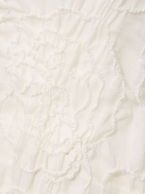 Dolga obleka z vezenjem Ermanno Scervino bela