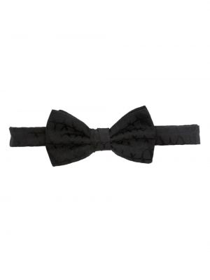 Svilena kravata s mašnom Valentino Garavani crna