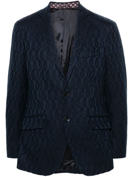 Bomuld blazer Etro blå