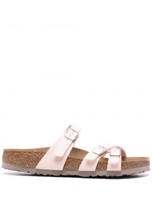 Tofflor med spännesknäppning Birkenstock rosa