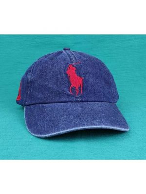 Хлопковая кепка Polo синяя