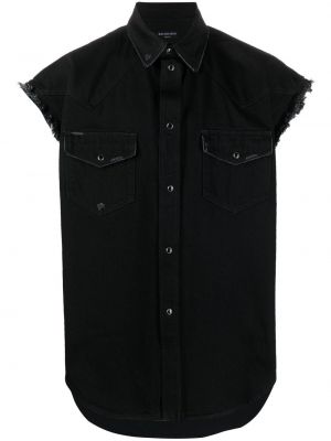 Рубашка Balenciaga, черная
