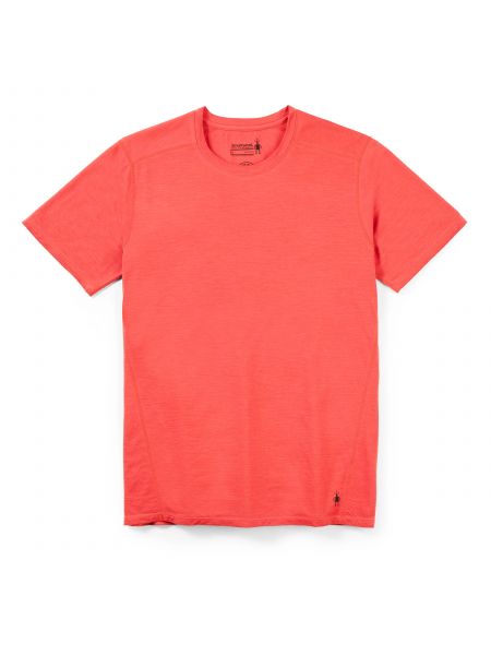Koszulka z wełny merino Smartwool czerwona