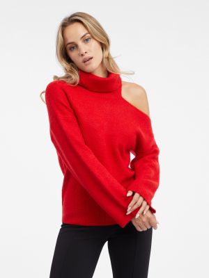 Džemperis ar augstu apkakli Orsay sarkans