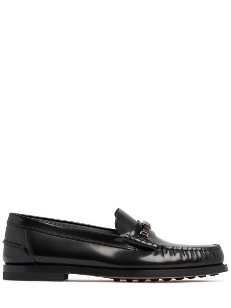 Læder loafers Tod's sort