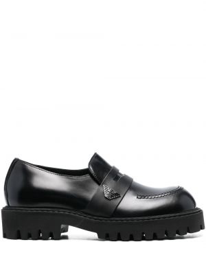 Pantofi loafer chunky Emporio Armani negru
