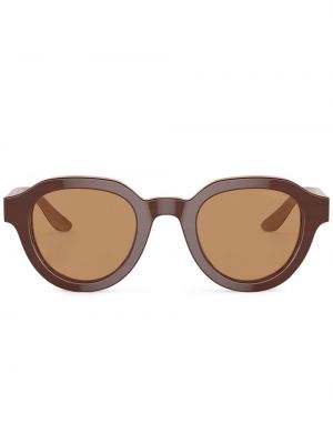 Sončna očala s potiskom Giorgio Armani rjava
