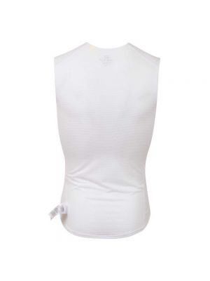 Базовая футболка с жемчугом без рукавов с сеткой Pearl Izumi белая