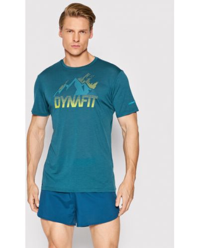 Dynafit Technikai póló Transalper Graphic 08-71514 Kék Regular Fit