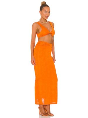 Falda larga Superdown naranja