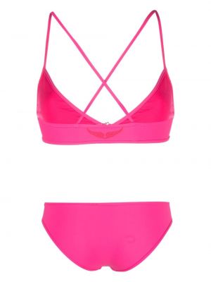 Bikini mit print Zadig&voltaire pink