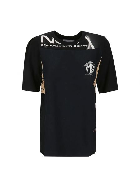 Koszulka z nadrukiem Marine Serre czarna