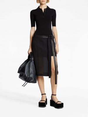Průsvitné sukně Proenza Schouler černé