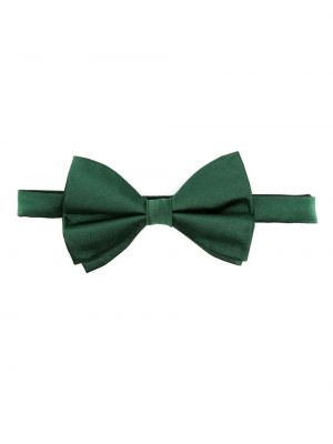 Hodvábna kravata s mašľou Fursac zelená