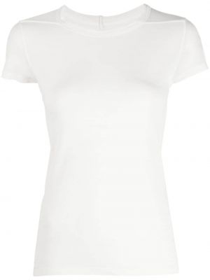 T-krekls ar apaļu kakla izgriezumu Rick Owens balts