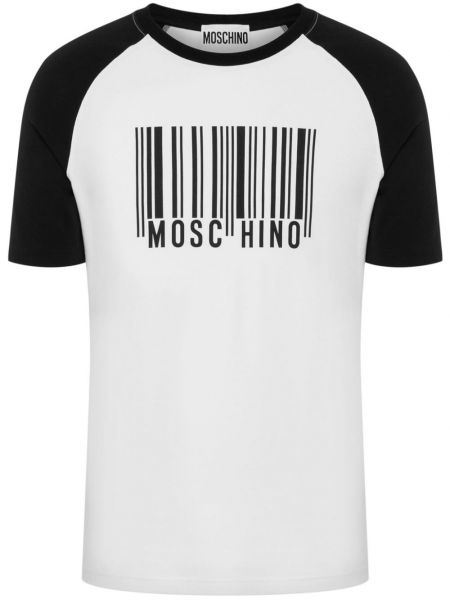 Baskılı pamuk tişört Moschino