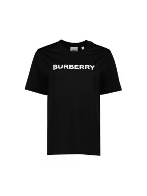 Koszulka z nadrukiem Burberry czarna