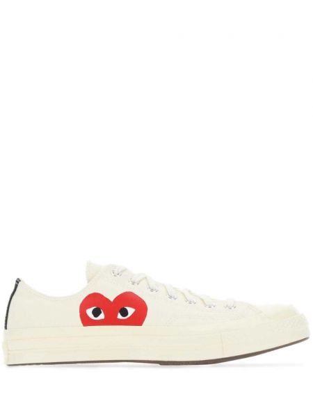 Sneakers Comme Des Garçons Play hvid