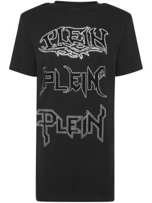 Krištáľové tričko Philipp Plein čierna