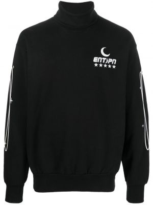 Trykt sweatshirt Enterprise Japan svart