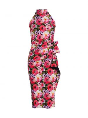Платье миди в цветочек с принтом Chiara Boni La Petite Robe розовое