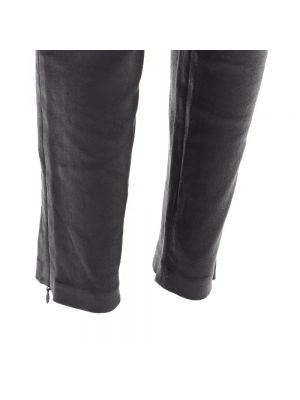 Spodnie skórzane Dior Vintage czarne