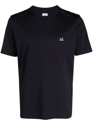Bavlnené tričko C.p. Company modrá