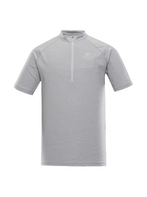 Polo marškinėliai aukštu liemeniu Alpine Pro pilka