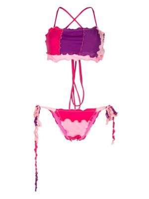 Bikini mit rüschen Sherris pink