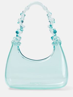 Τσάντα shopper με διαφανεια Susan Fang μπλε