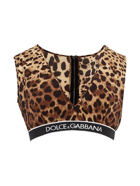 Top w panterkę Dolce And Gabbana